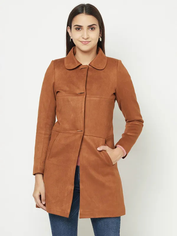 Women Tan Coat Online