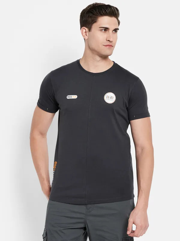 Men Charcoal T-Shirt Online