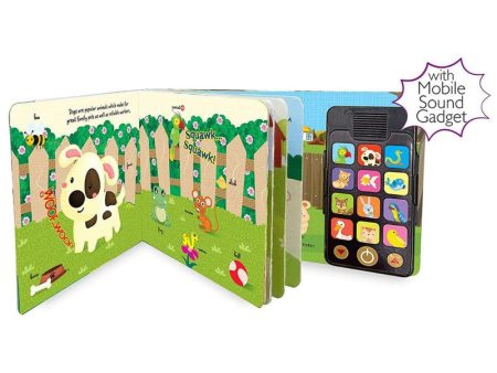 Mobile Sound Book: Pet Animals - Sound Board Book with Mobile Sound Gadget with 12 Different Animal Sounds For Sale