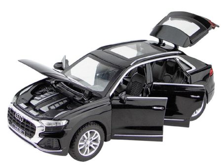 Diecast Resembling Audi Q8 Pullback Car with Lights & Sounds | 1:32 Scale Model Cheap