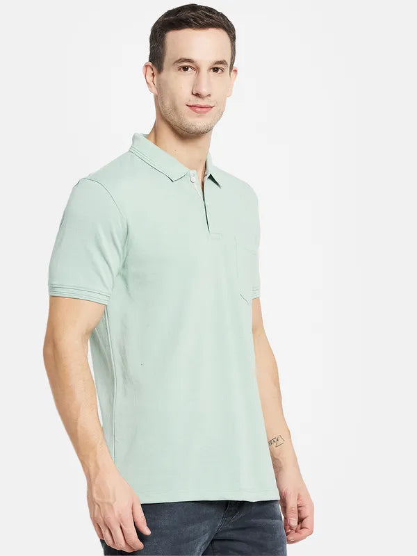 Men Misty Green T-Shirt Online Sale